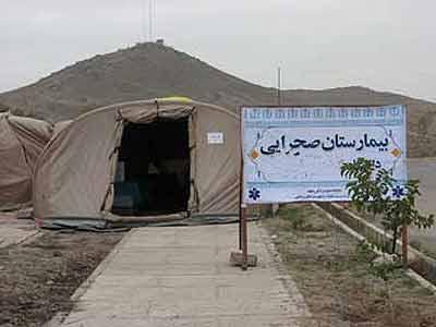 ۱۰ بیمارستان صحرایی در سیستان و بلوچستان افتتاح شد