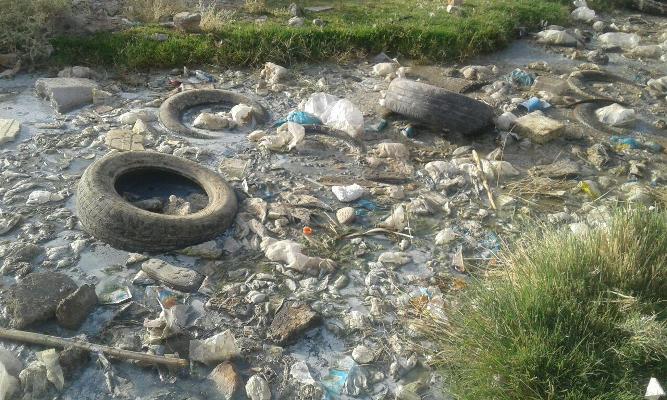 گزارش تصويري/ رهاسازی فاضلاب رودخانه ولي آباد بحران خطرناك براي شهروندان خاشي