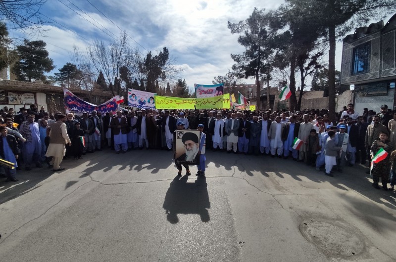 راهپیمایی یوم الله ۲۲ بهمن در خاش آغاز شد