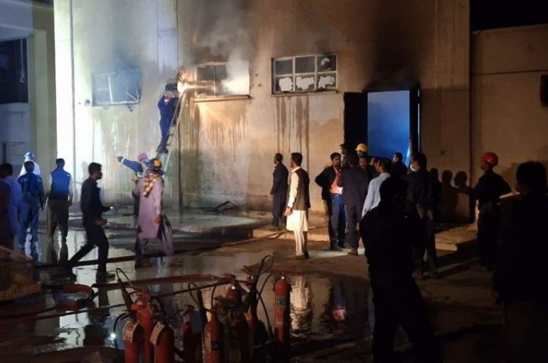 آتش‌سوزی در کارخانه سیمان خاش خسارت مالی سنگینی بر جا گذاشت