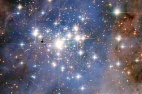  الماس درخشان کهکشان راه شیری+عکس 