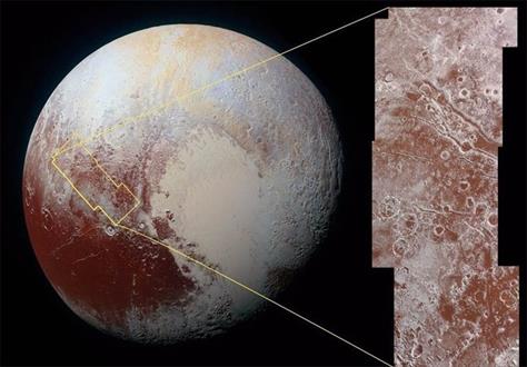  کشف کوه های یخی در سطح پلوتو 