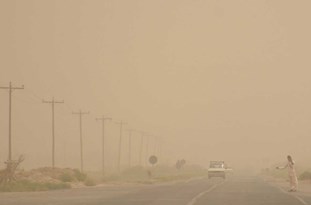 تداوم وزش باد شدید وگردوخاک در شمال سیستان و بلوچستان