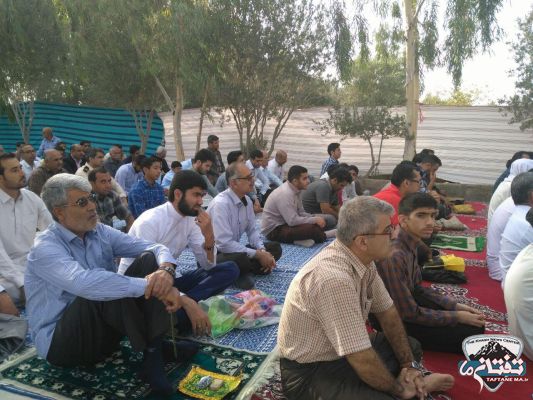 برگزاری نماز عید فطر اهل تشيع خاش از نگاه لنز دوربین
