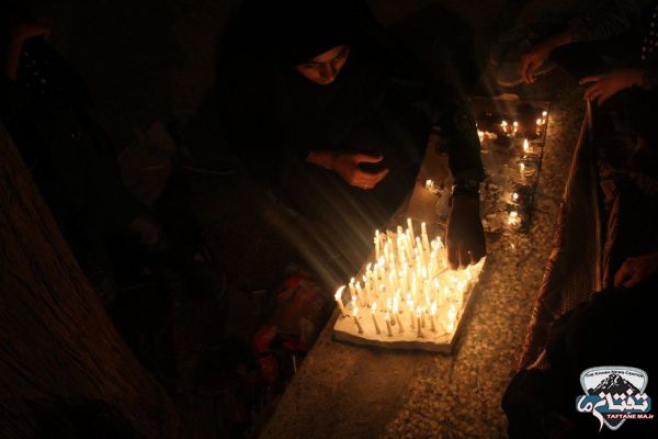 مراسم شام غریبان حسيني در خاش/ گزارش تصویری