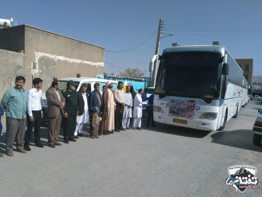 گزارش تصویری/ اعزام ۱۲۰ دانش آموز بسيجي شهرستان خاش به اردوي راهيان نور