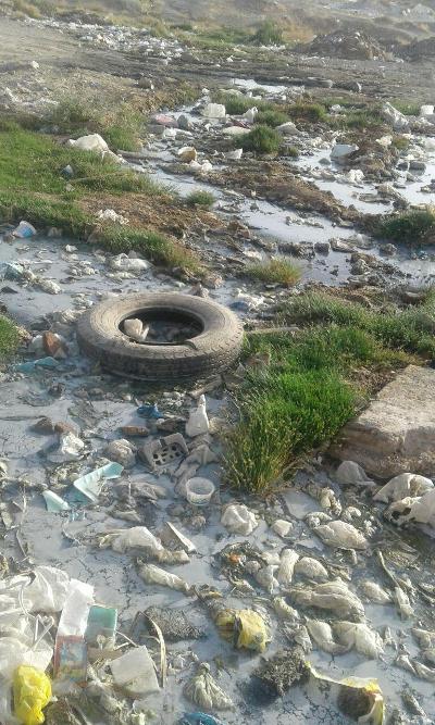 گزارش تصويري/ رهاسازی فاضلاب رودخانه ولي آباد بحران خطرناك براي شهروندان خاشي