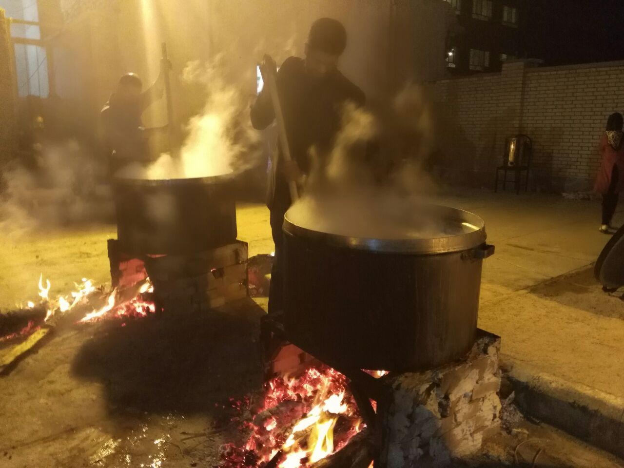 آيين حليم پزي در شهرستان خاش از نگاه لنز دوربين