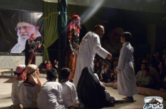 مراسم تعزیه خوانی در شهرستان خاش از نگاه لنز دوربين