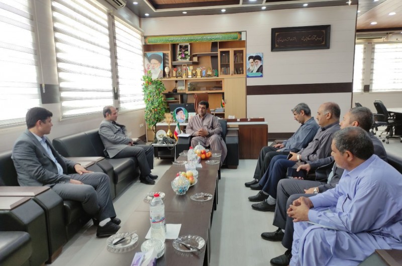 دیدار رئیس دانشگاه علوم پزشکی زاهدان با فرماندار شهرستان خاش