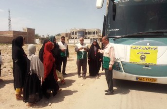۴۴ نفر زائر اولی از خاش به زیارت امام رضا (ع) مشرف شدند