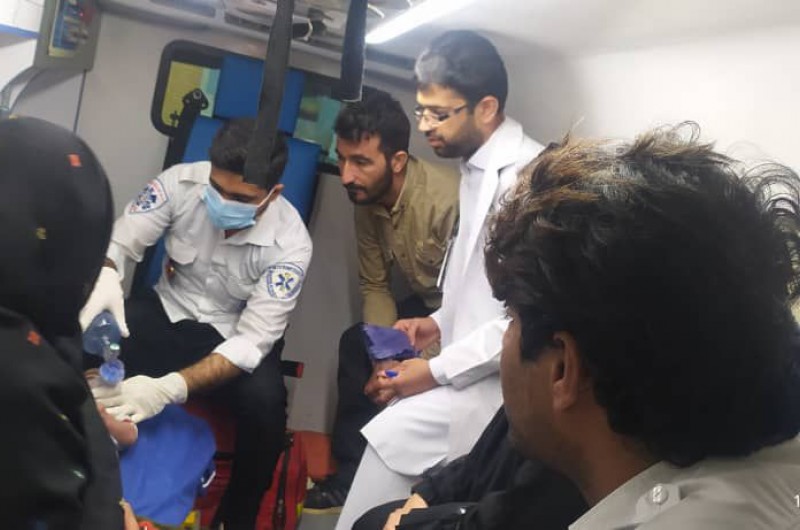 نجات کودک ۳ماهه از مرگ پس از مسمومیت با مواد مخدر در مرکز سلامت ده رئیس خاش