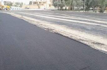 آغاز عملیات آسفالت معابر شهری در خاش
