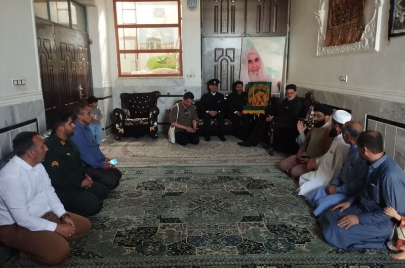 کاروان نورانی «زیر سایه خورشید» وارد شهرستان خاش شد