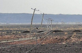 خسارت طوفان به شبکه برق سیستان‌وبلوچستان