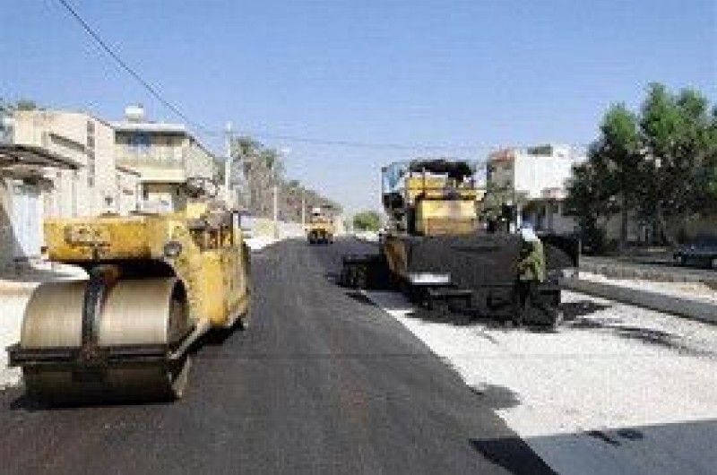 توسعه زیرساخت‌های شهری؛ آغاز نهضت آسفالت معابر در خاش
