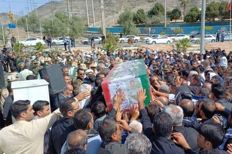 تشییع پیکر مطهر سردار شهید «ابراهیم فضیلتی» در زاهدان
