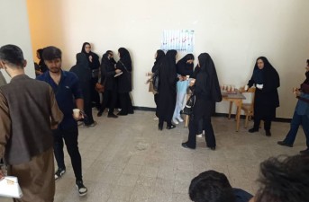 ایستگاه صلواتی در دانشکده صنعت ومعدن خاش بر پا شد