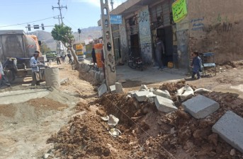 تداوم مخلوطه‌ریزی و جدول‌گذاری معابر شهر خاش